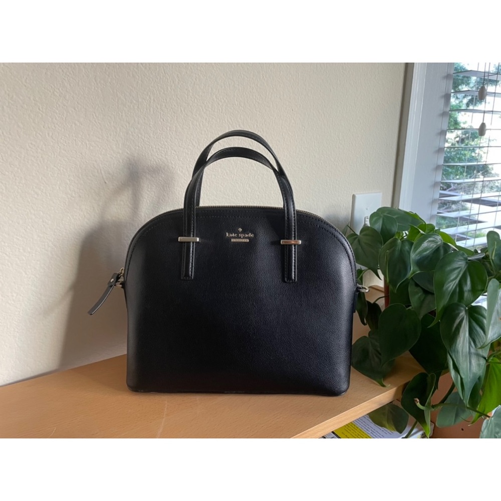 [Like-New] Kate Spade Black Patterson Drive Carli Satchel